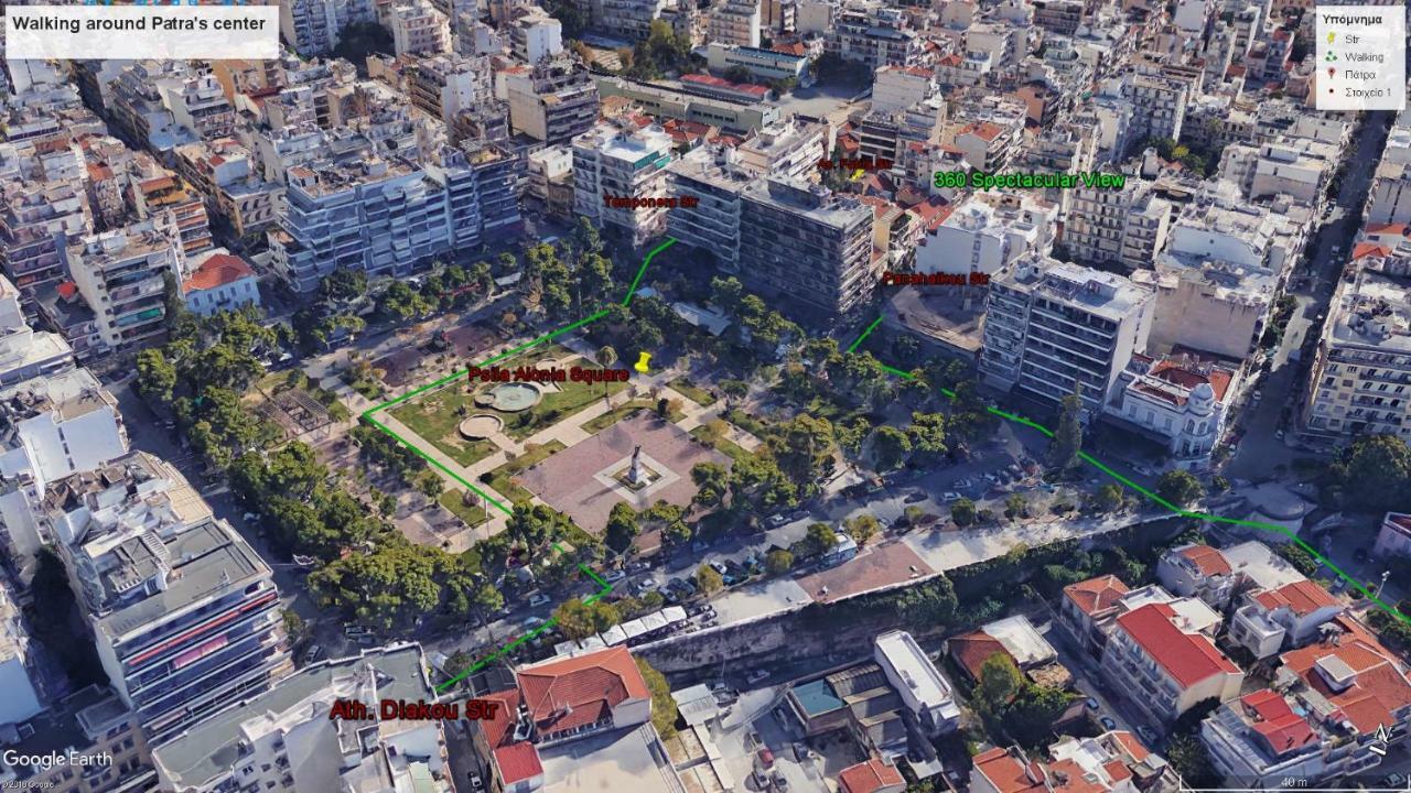 360 Spectacular View Apartment Patras Ngoại thất bức ảnh